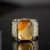 Malina Skulska, Biżuteria, Pierścionki, Pierścionek ze złocistym agatem