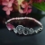 Alabama Studio, Biżuteria, Bransolety, Rubinowy sen - srebrna bransoletka z rubinem i różowym opalem