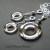 Gosia Chruściel-Waniek, Biżuteria, Komplety, Silver shade - komplet na zamówienie