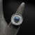 Flow in the Now - srebrny regulowany pierścionek z lapis lazuli / Fiann / Biżuteria / Pierścionki