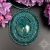 Valtameren, medalion z żywicą, haft koralikowy / Sol / Biżuteria / Wisiory