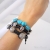 Braided leather bracelet / Nina Rossi Jewelry / Biżuteria / Bransolety